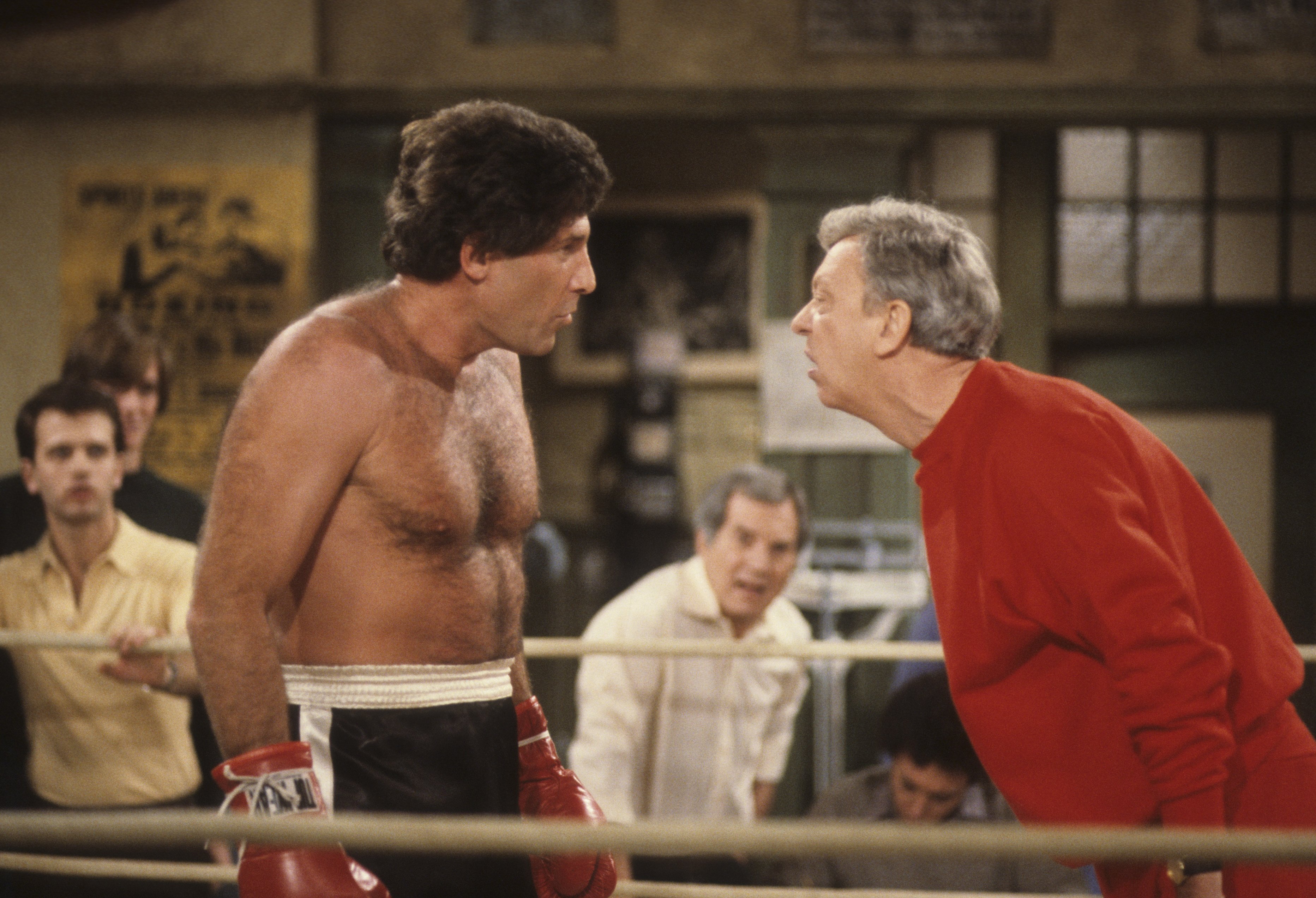 Still of Johnny Haymer, Don Knotts and Paul Sylvan in Three's Company (1977)