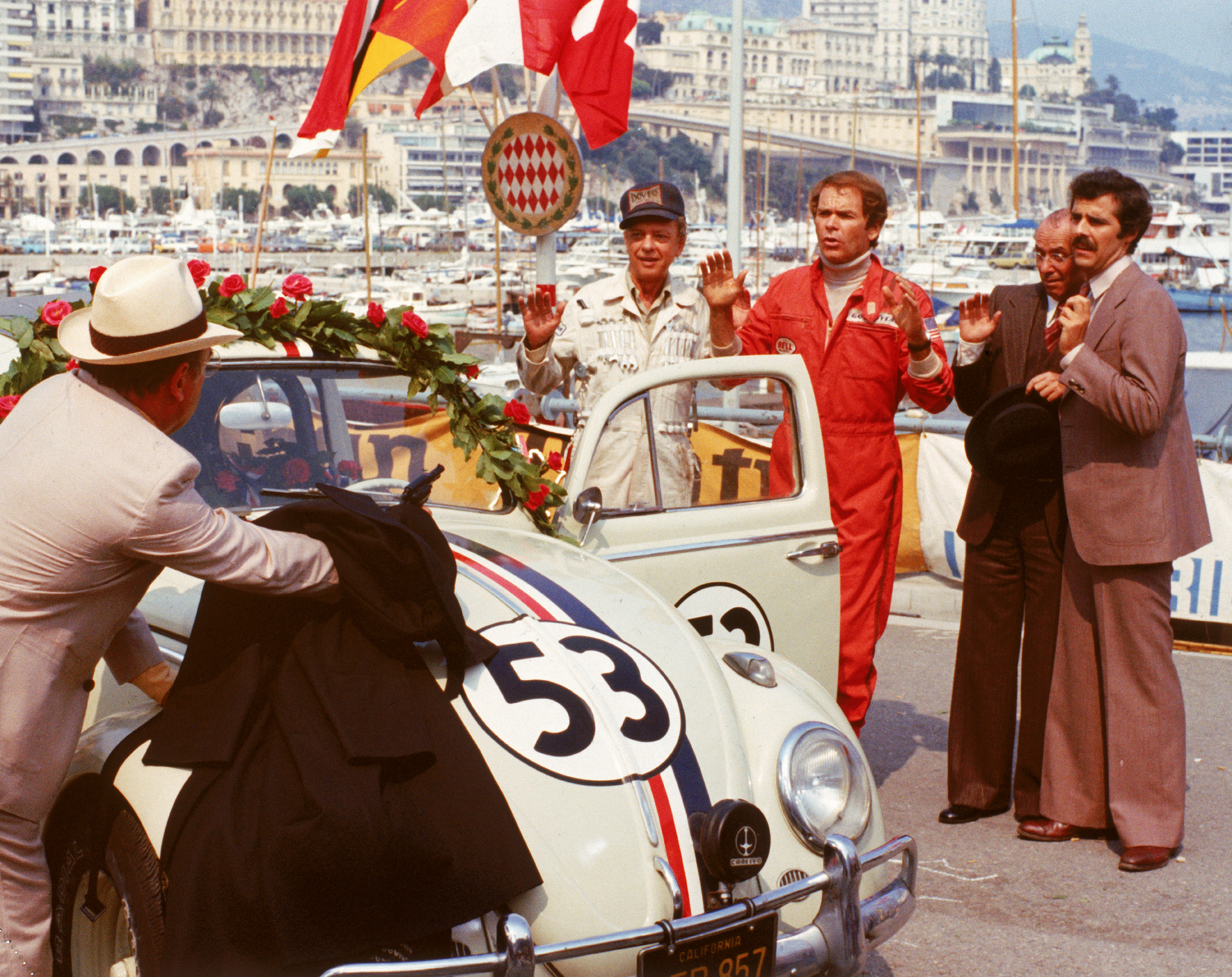 Still of Dean Jones and Don Knotts in Herbie Goes to Monte Carlo (1977)