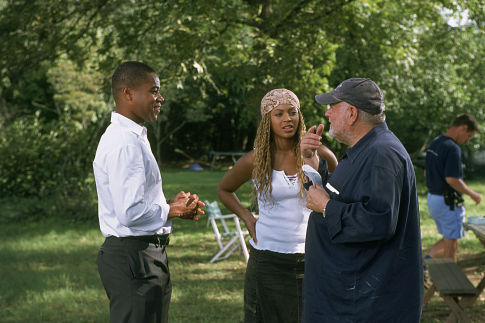 Cuba Gooding Jr., Beyoncé Knowles, and director Jonathan Lynn