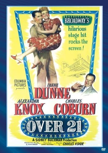 Charles Coburn, Irene Dunne and Alexander Knox in Over 21 (1945)