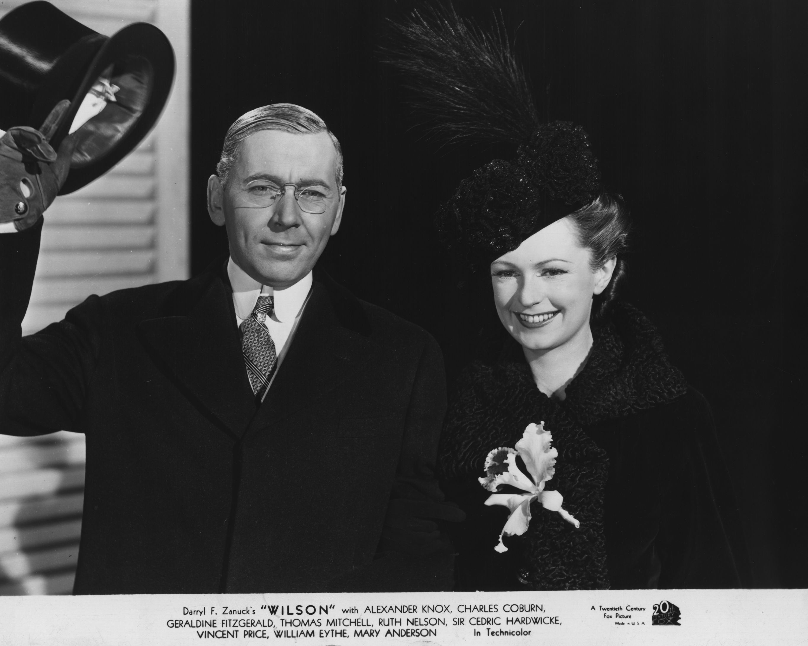 Still of Geraldine Fitzgerald and Alexander Knox in Wilson (1944)