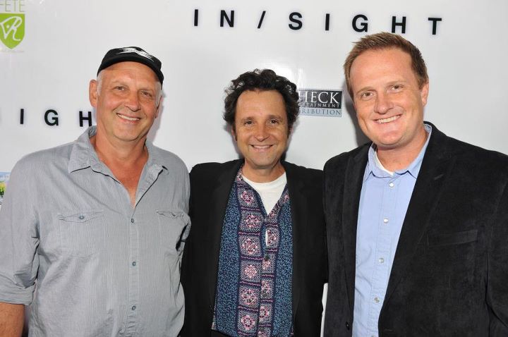 Matt Knudsen and Richard Gabai at the premier of Insight.