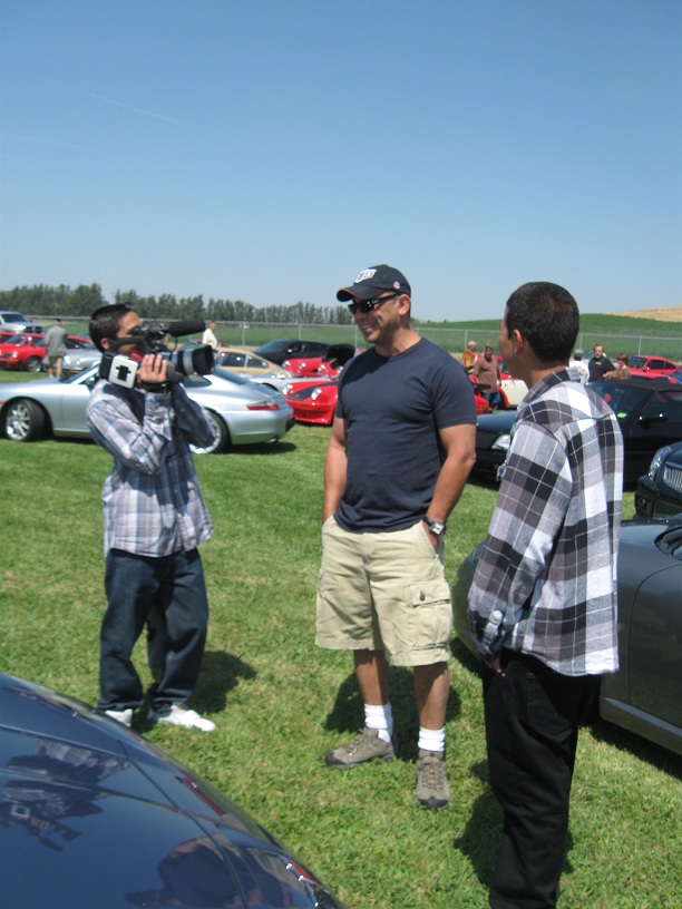 Ben Maccabee at a charity event for the Boys Republic in Chino California. In memory of Steve McQueen