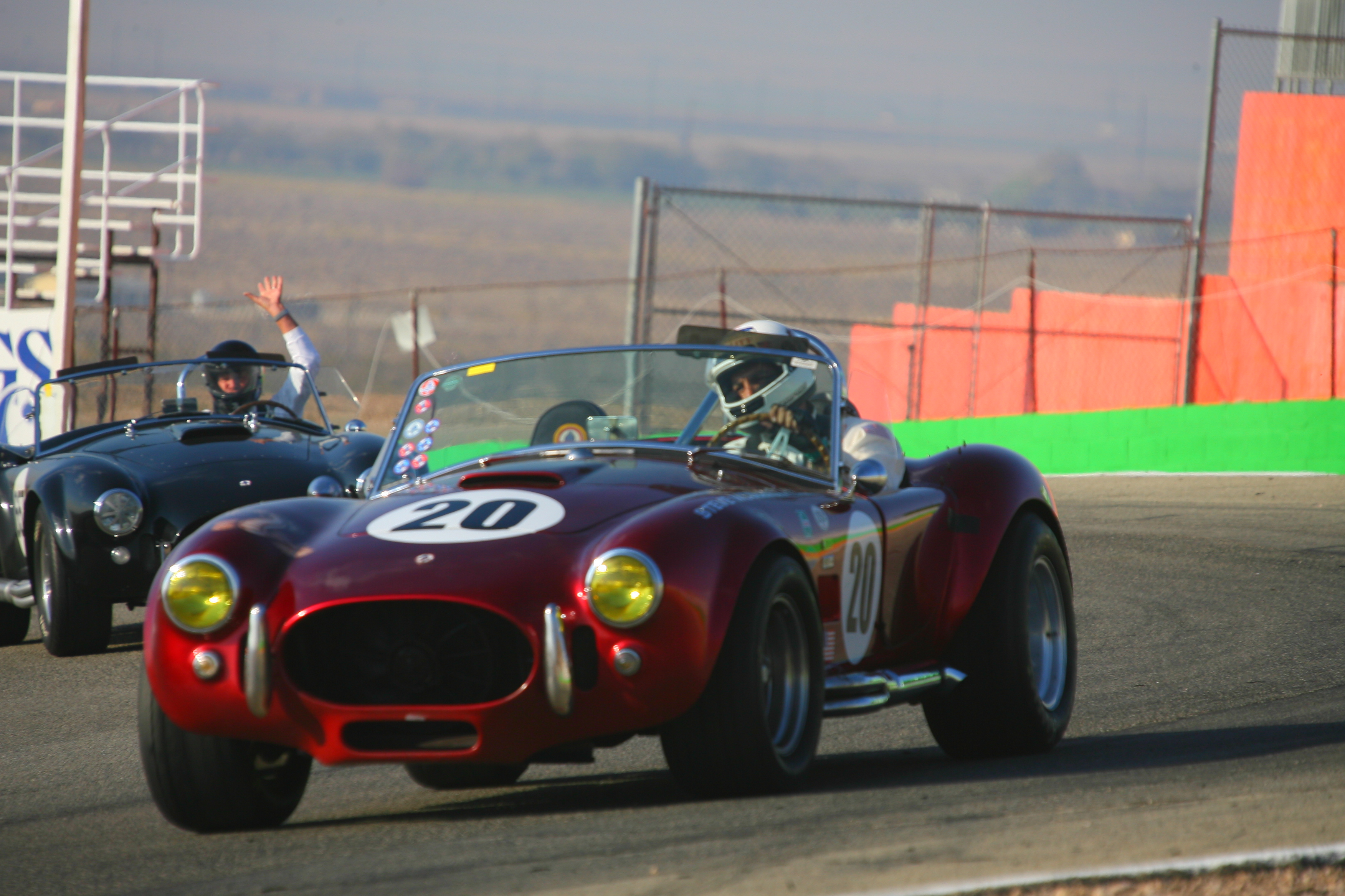 Ben Maccabee, vintage racing at Willow spring ,California