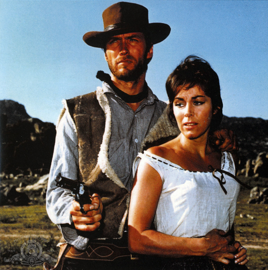 Still of Clint Eastwood and Marianne Koch in Uz sauja doleriu (1964)
