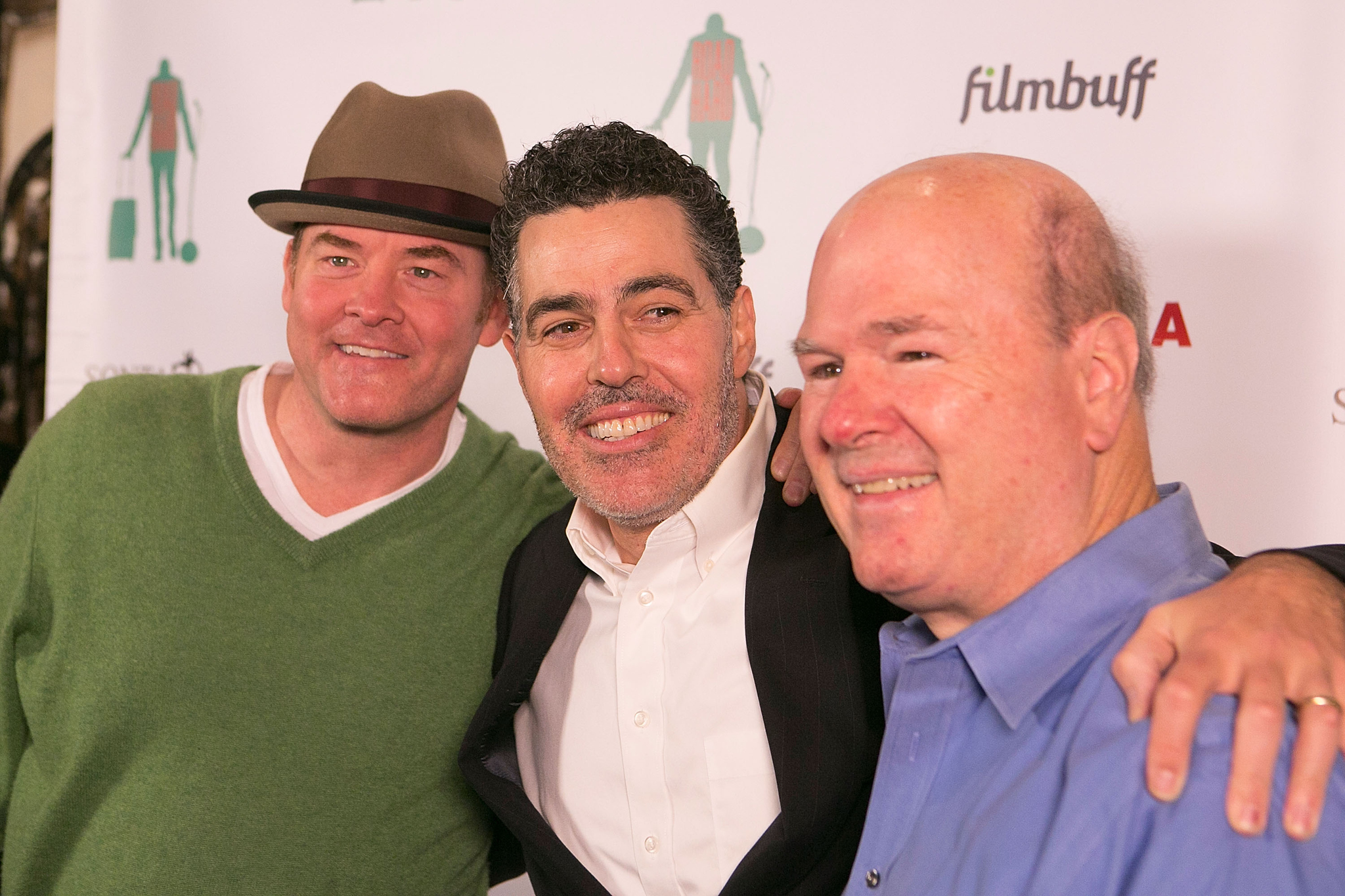 Adam Carolla, David Koechner and Larry Miller at event of Road Hard (2015)