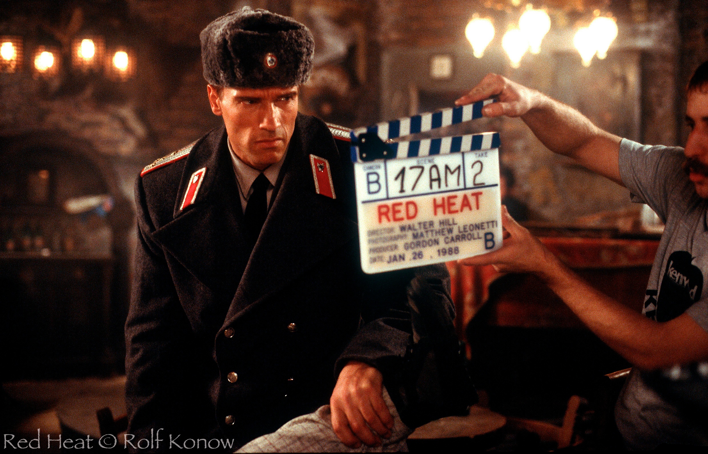 Special Photography Red Heat. Directed by Walter Hill. 1988 Arnold Schwarzenegger