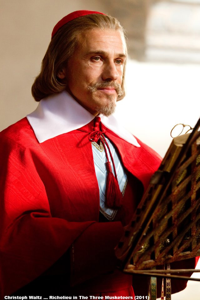 The Three Musketeers. 2011 Directed by Paul W. Anderson, Christoph Walz as Cardinal Richellieu