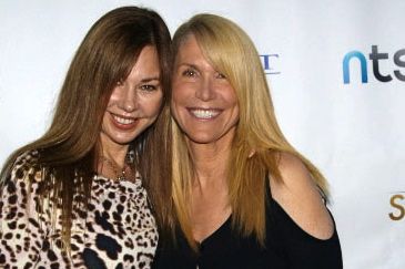 Kim Kopf and Tracy Brooks Swope at Edge of Salvation premiere