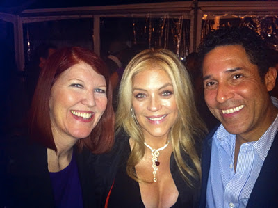 Kate Flannery, Lydia Cornell, Oscar Nunez from THE OFFICE at Blessings in a Backpack at the London Hotel 2012