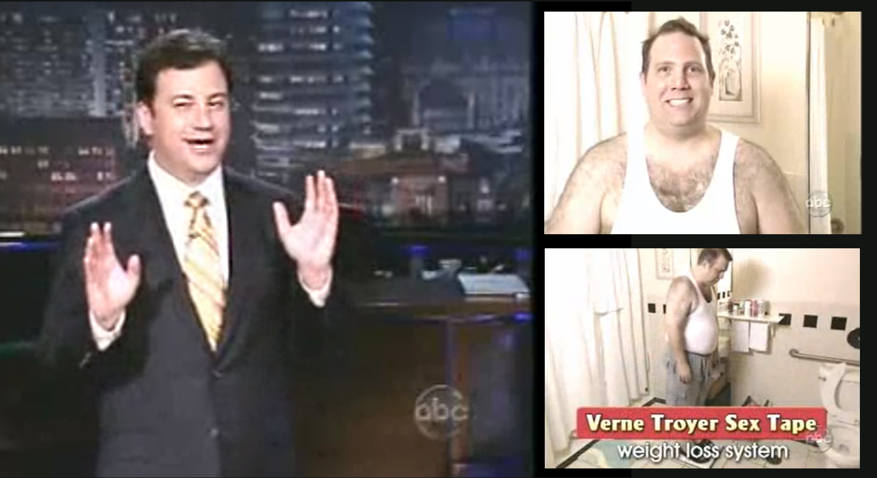 Jimmy Kimmel Live! introduces his sketch comedian Corey Allen Kotler doing the Verne Troyer Sex Tape Sketch