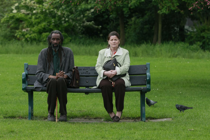 Still of Brenda Blethyn and Sotigui Kouyaté in London River (2009)