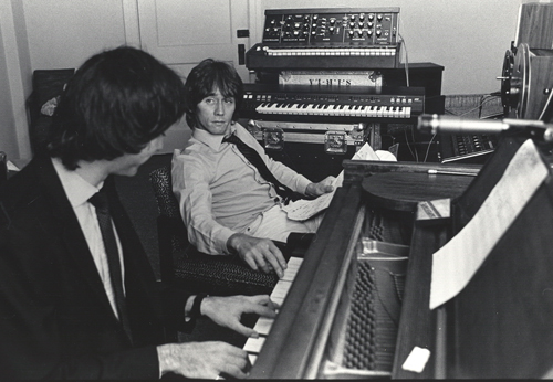 Ivan Kral with Bruce Brody, MGM studios Hollywood, working on a soundtrack for 