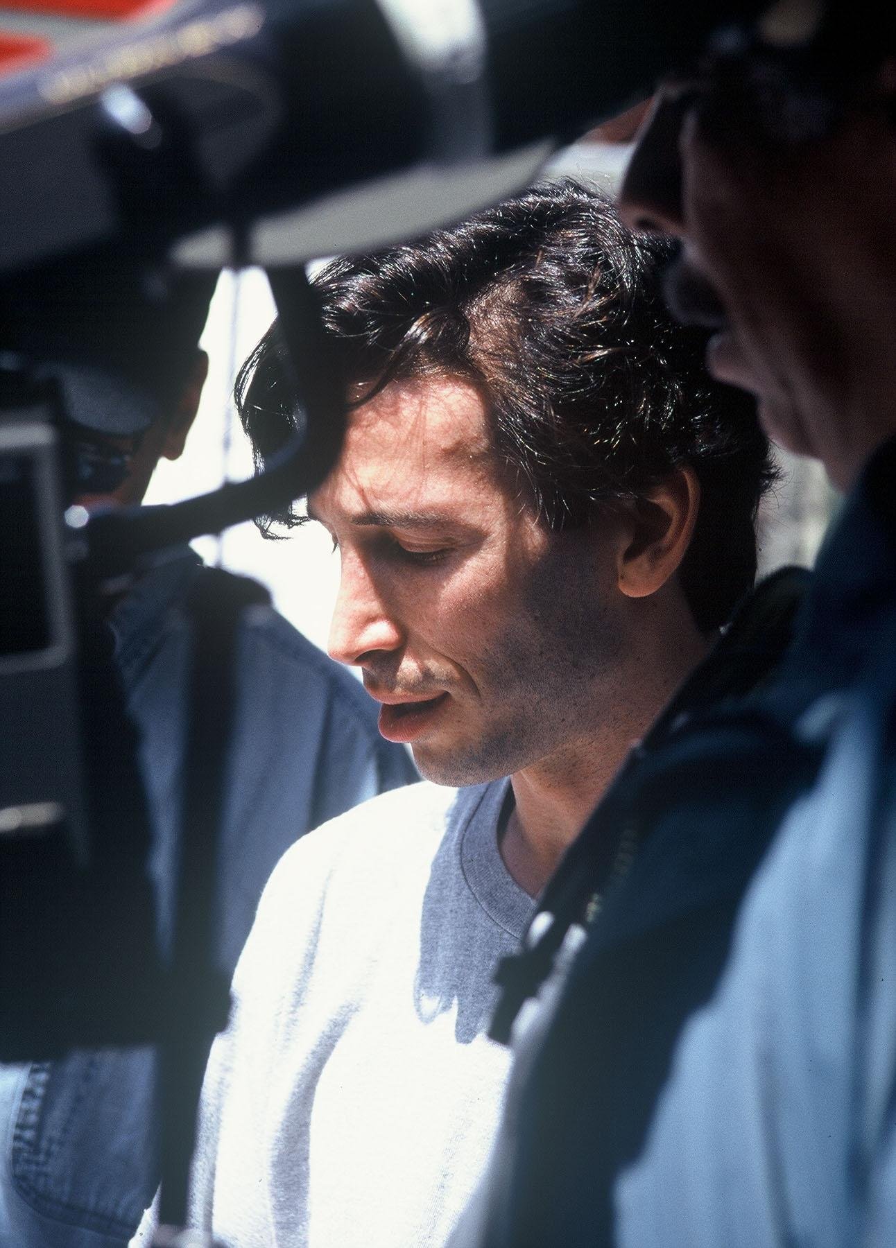 Director Ron Krauss on the set