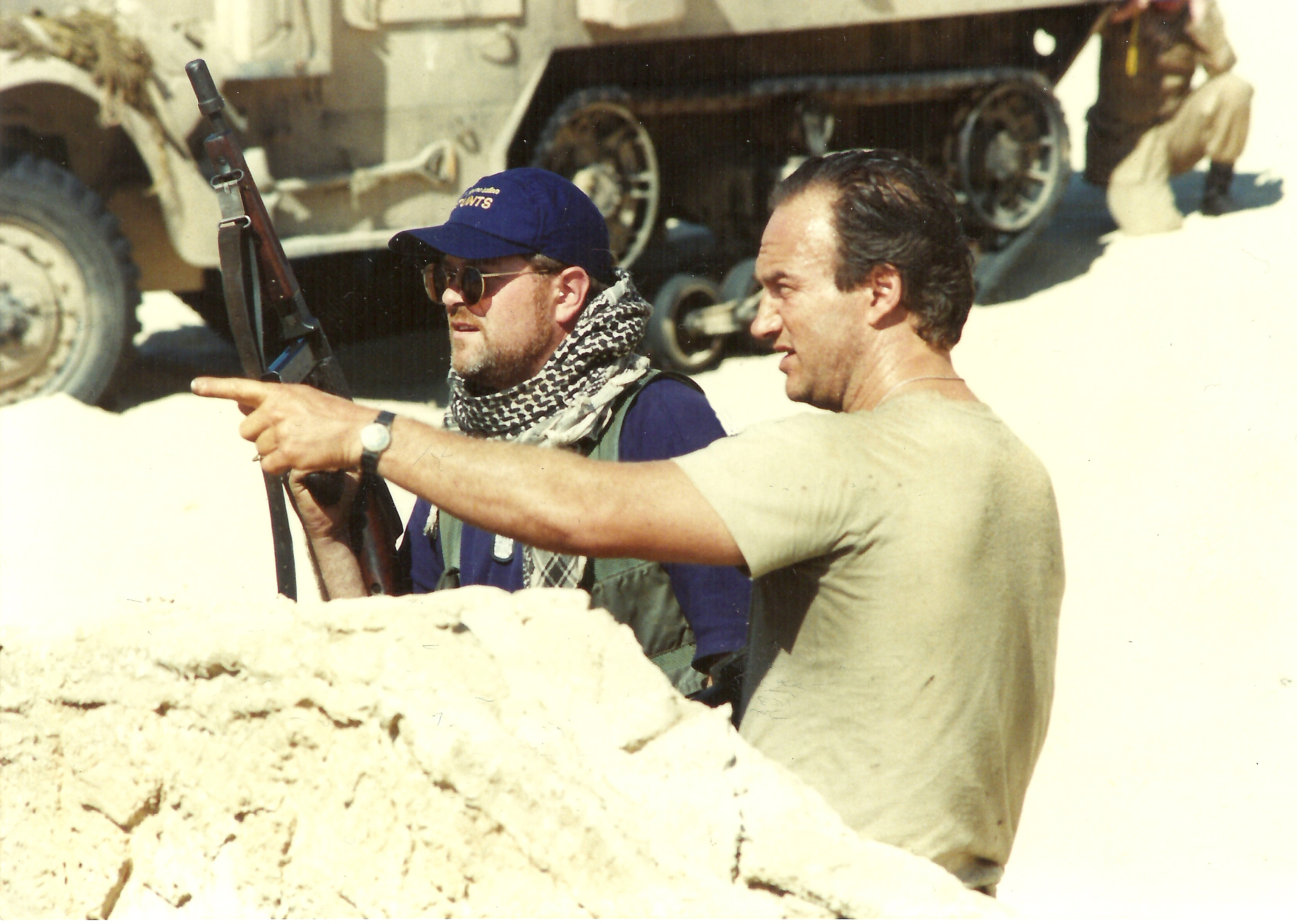 Ready for a take with James Belushi. Sahara HBO 1995