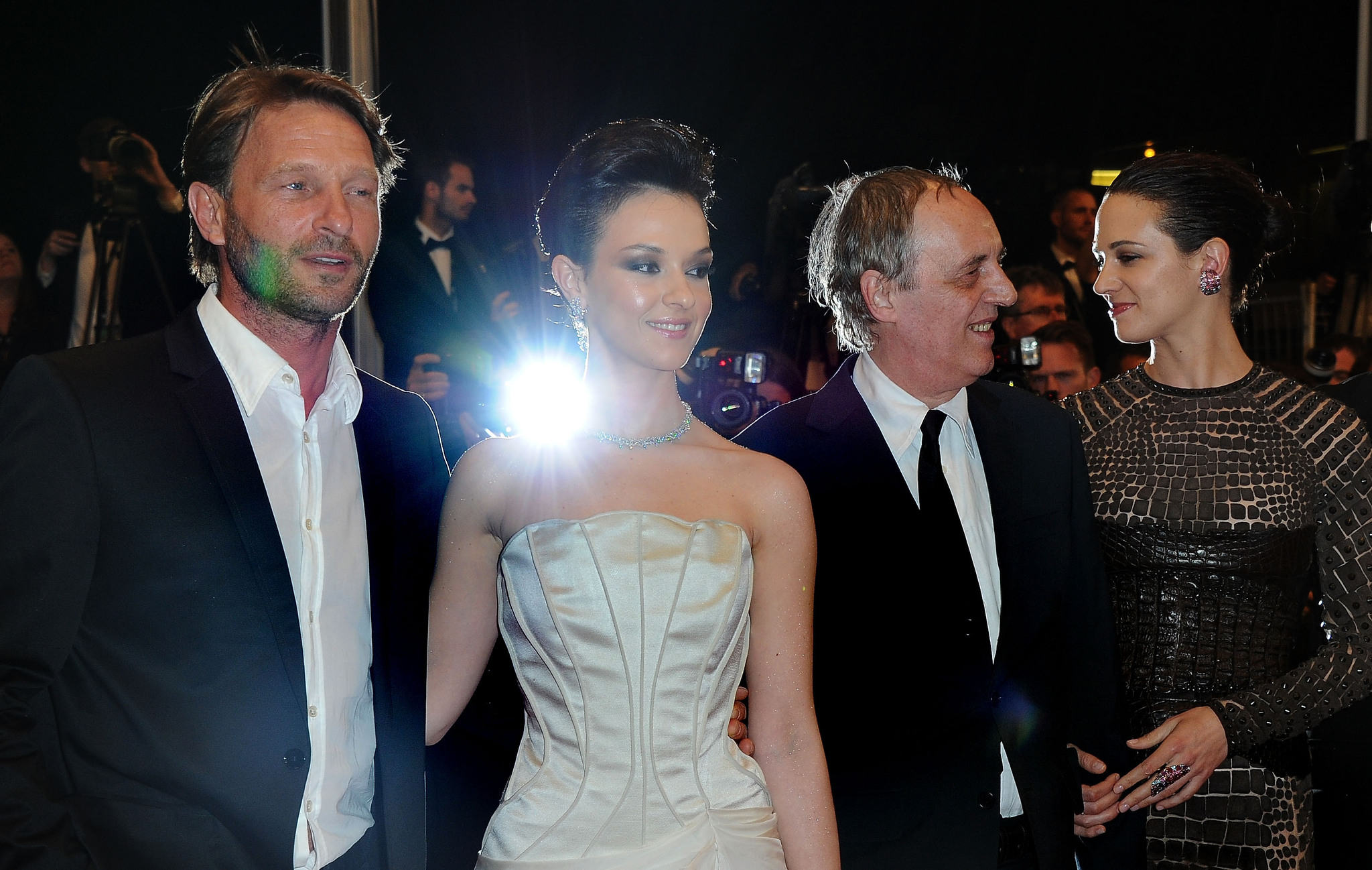 Asia Argento, Dario Argento, Thomas Kretschmann and Marta Gastini at event of Dracula 3D (2012)