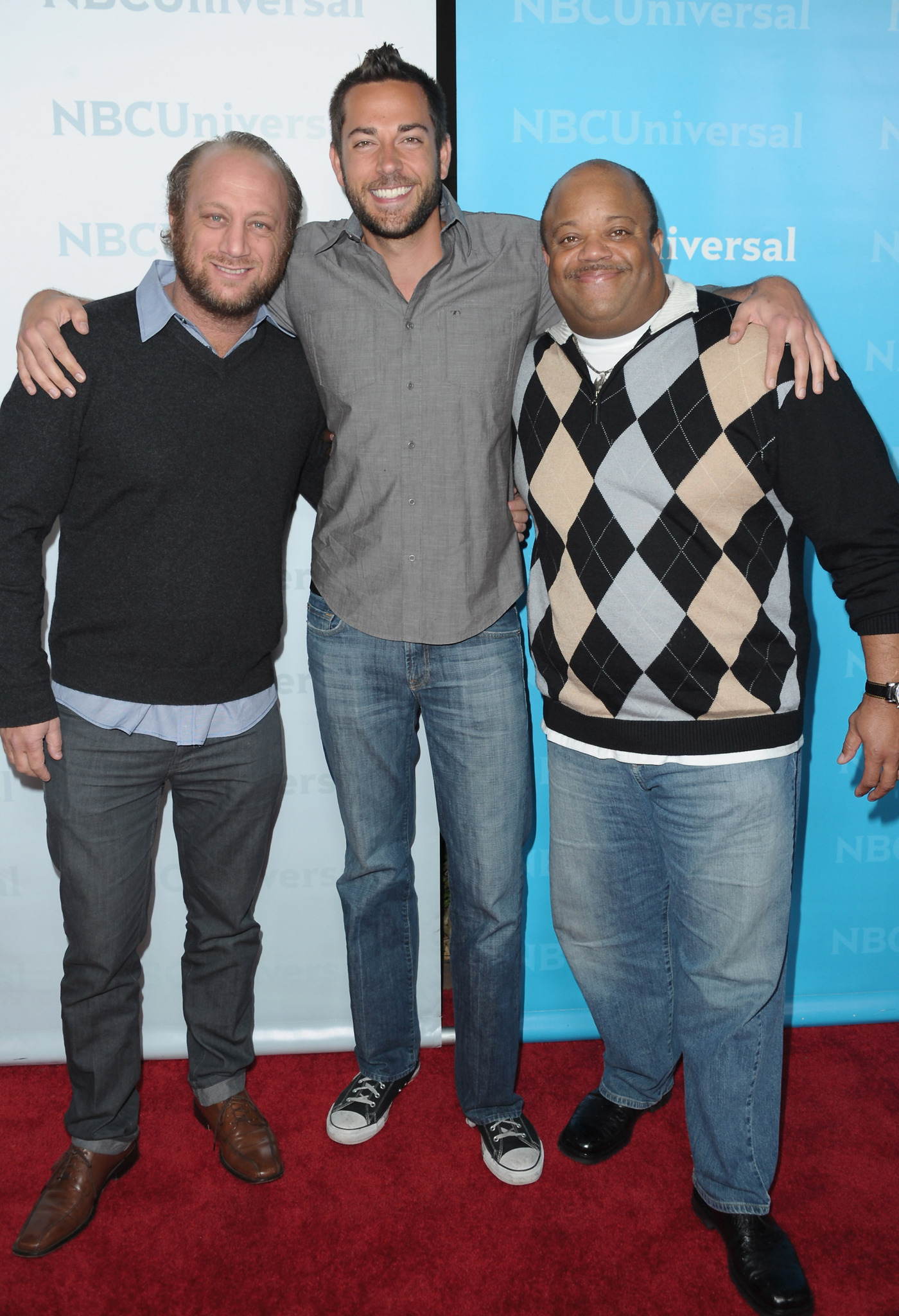 Scott Krinsky, Mark Christopher Lawrence and Zachary Levi