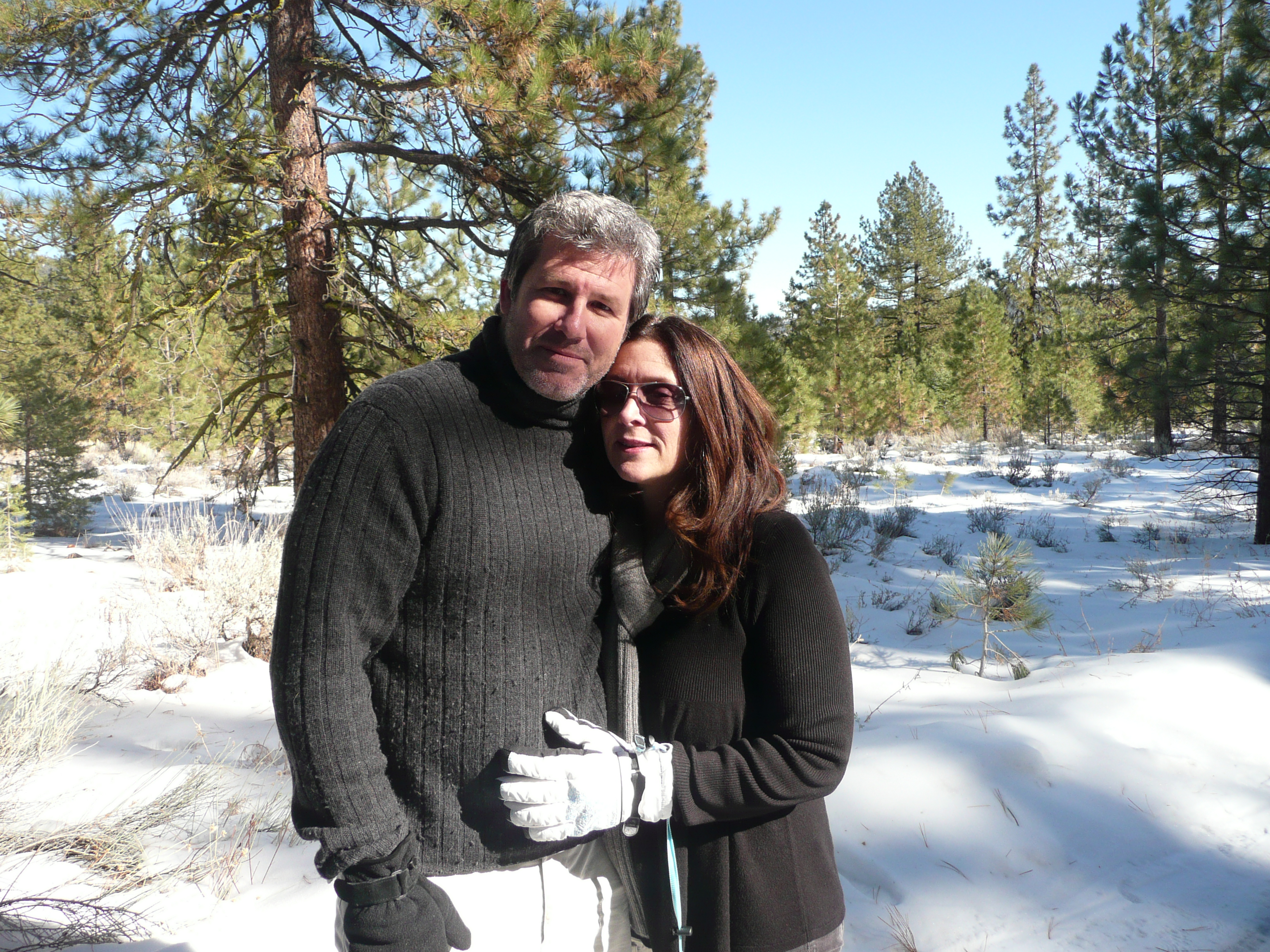 Carol Kritzer and Larry Poindexter - Snow day!