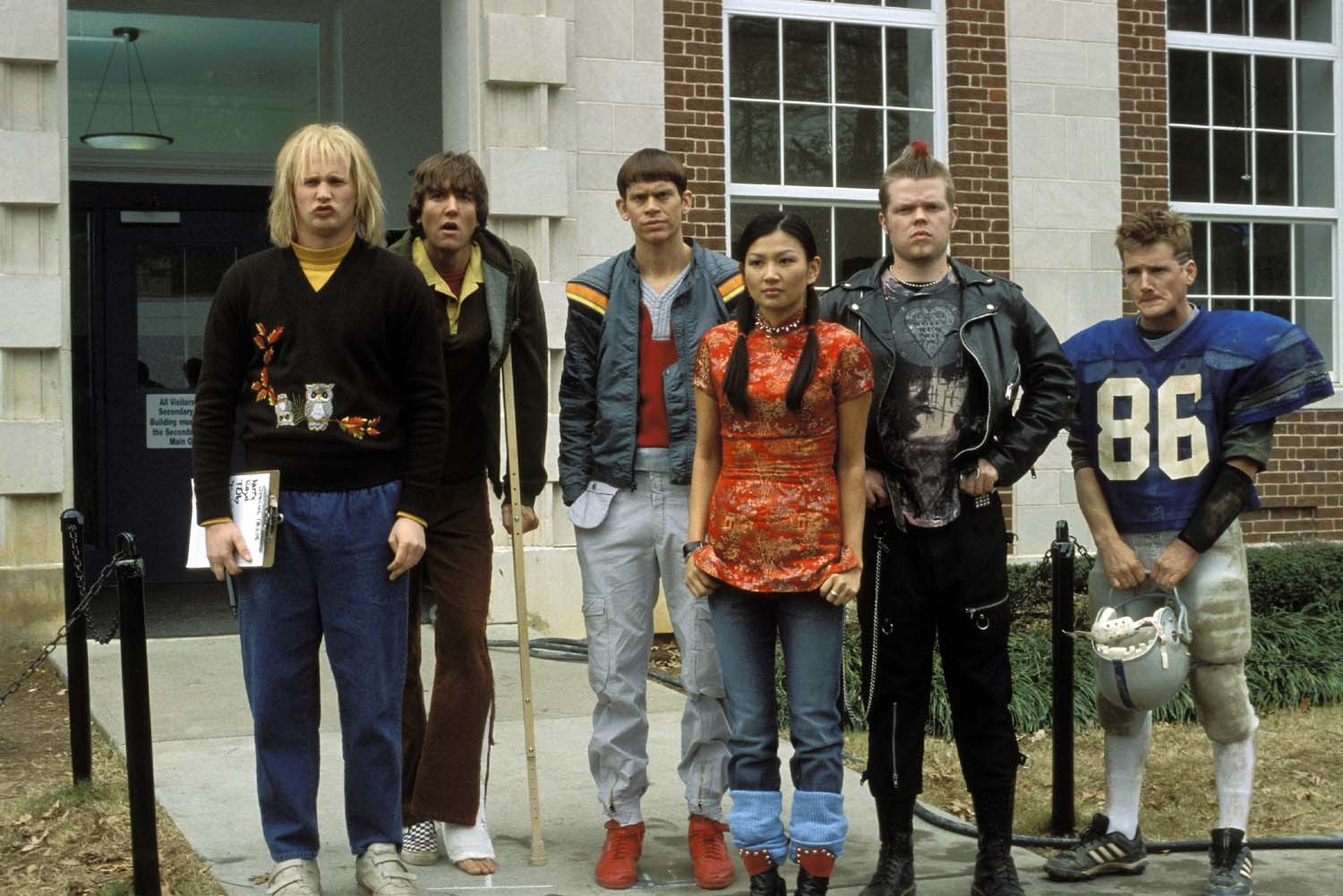 Still of William Lee Scott, Michelle Krusiec, Eric Christian Olsen, Elden Henson, Josh Braaten and Derek Richardson in Dumb and Dumberer: When Harry Met Lloyd (2003)