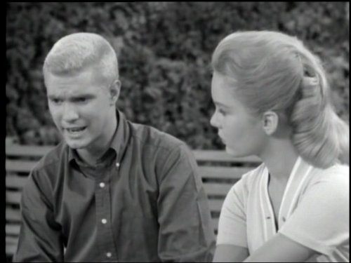Still of Dwayne Hickman and Sheila James Kuehl in The Many Loves of Dobie Gillis (1959)