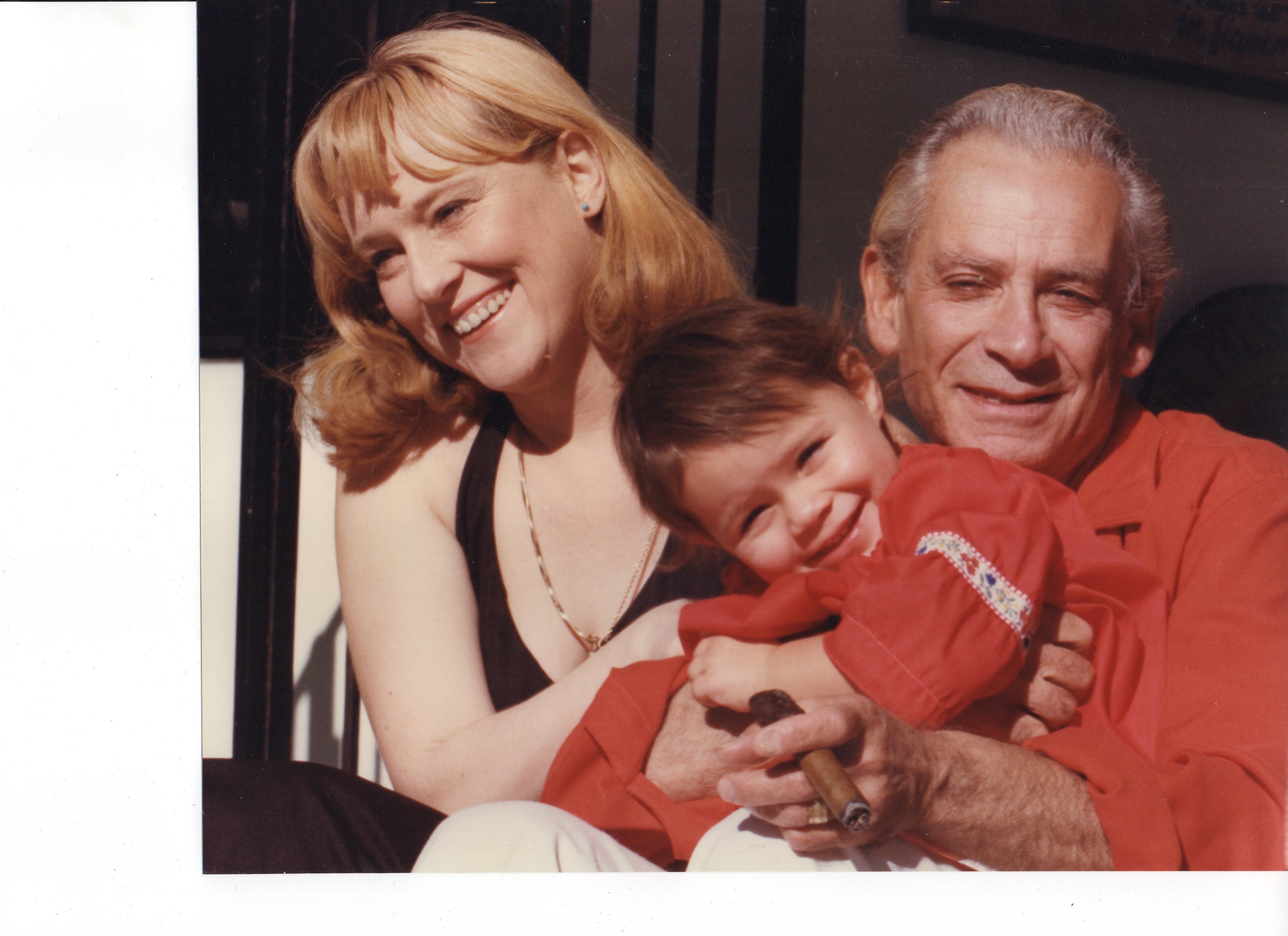 Samuel, Christa and Samantha Fuller at their Los Angeles home in the mid-1970s. Their favorite family photo