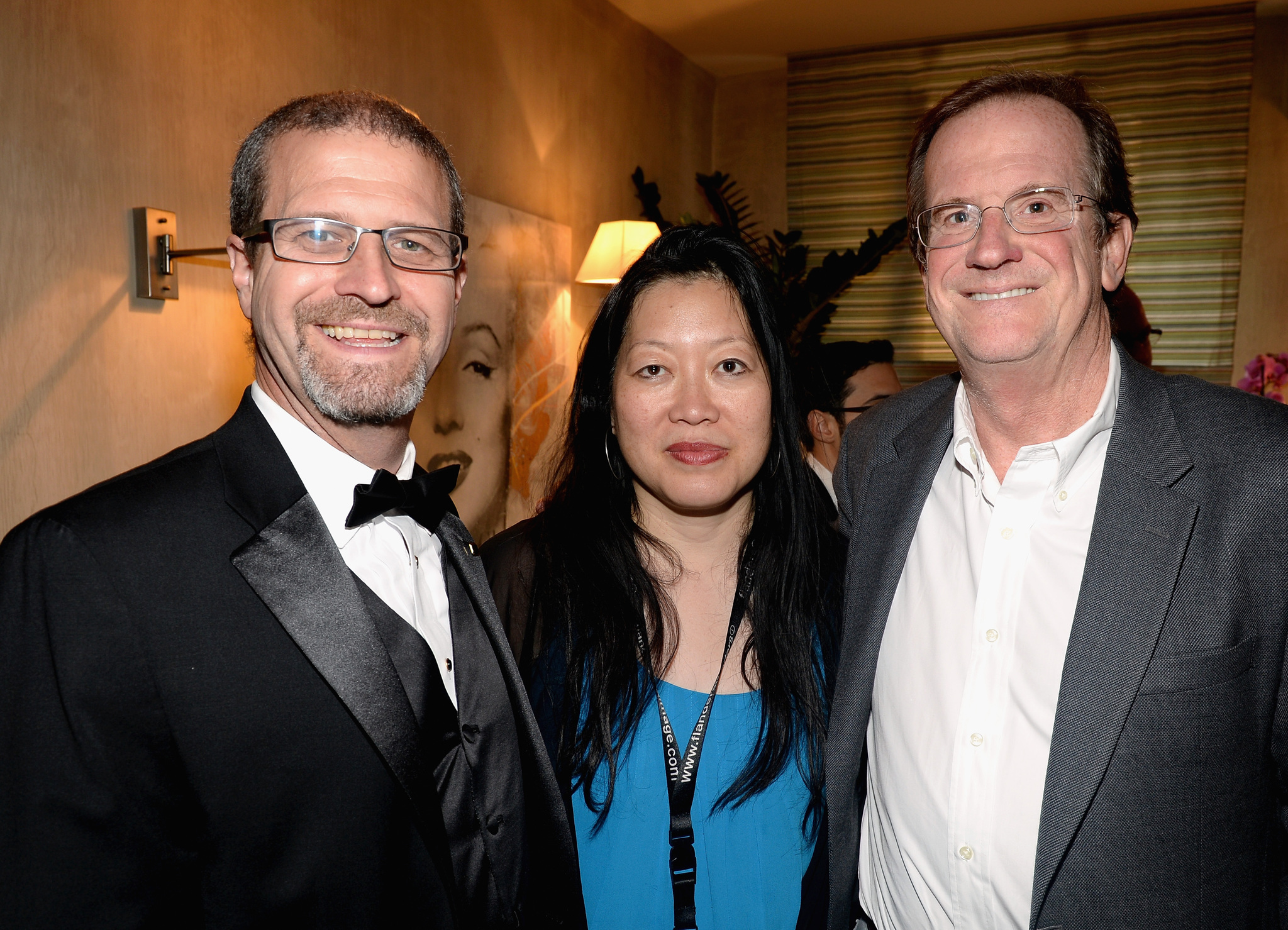 IMDb's Keith Simanton, Film Society of Lincoln Center's Rose Kuo and Deadline Hollywood's Peter Hammond attend the IMDB's 2013 Cannes Film Festival Dinner Party during the 66th Annual Cannes Film Festival at Restaurant Mantel on May 20, 2013 in Cannes, France.