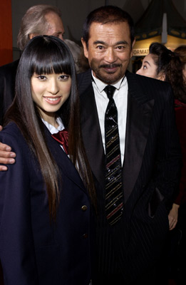 Shin'ichi Chiba and Chiaki Kuriyama at event of Nuzudyti Bila 1 (2003)