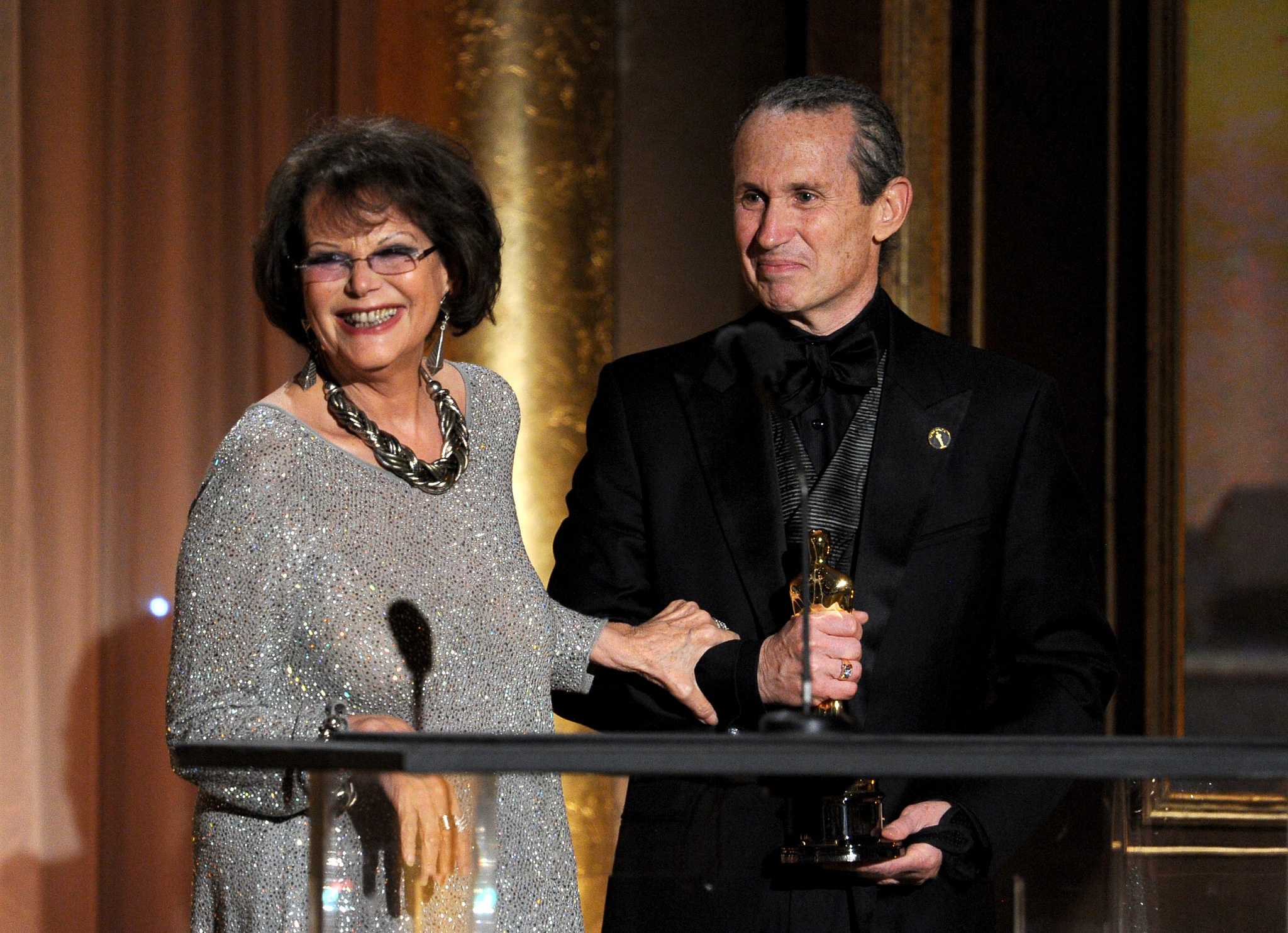 Claudia Cardinale and Jeffrey Kurland