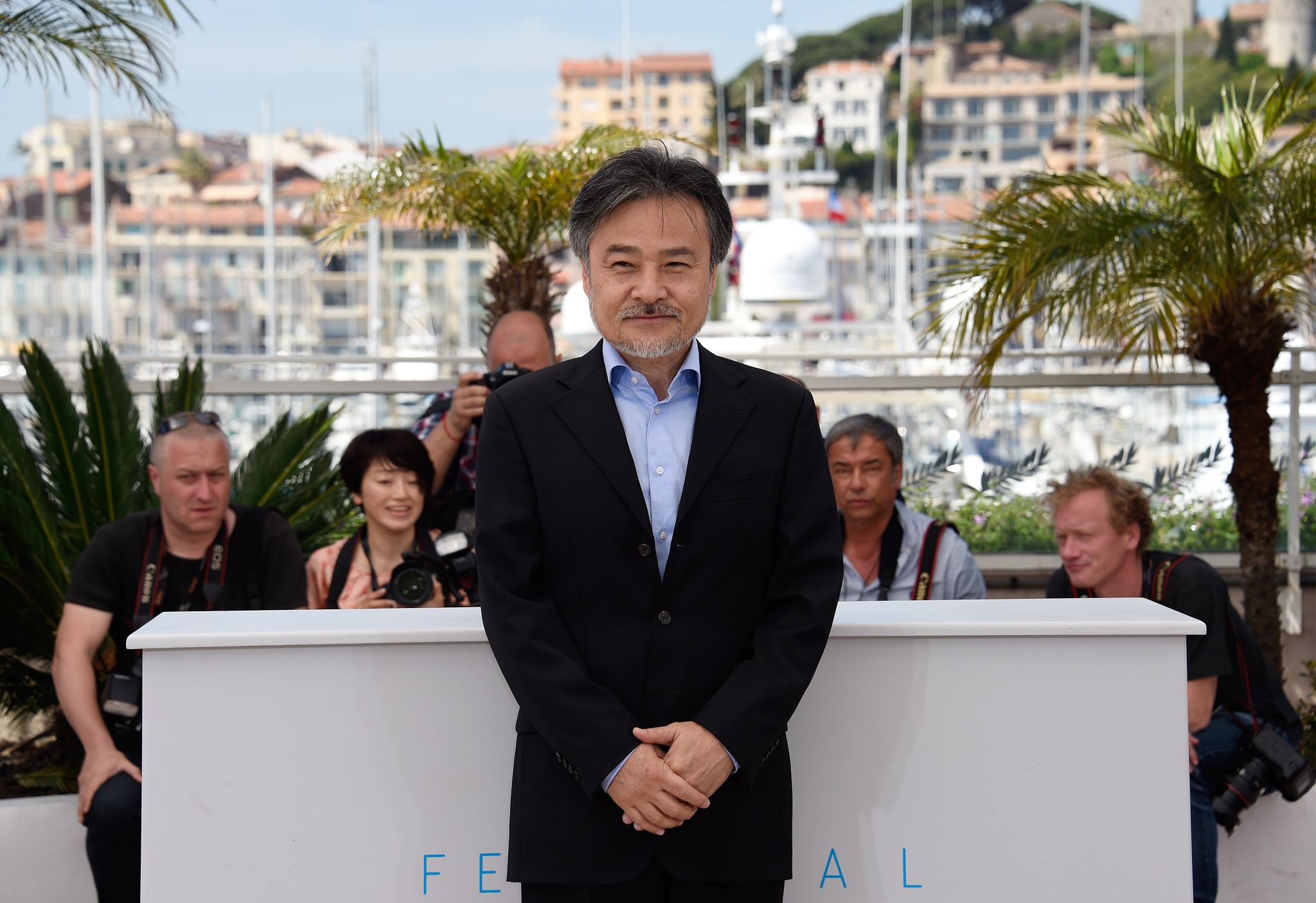 Kiyoshi Kurosawa at event of Kishibe no tabi (2015)