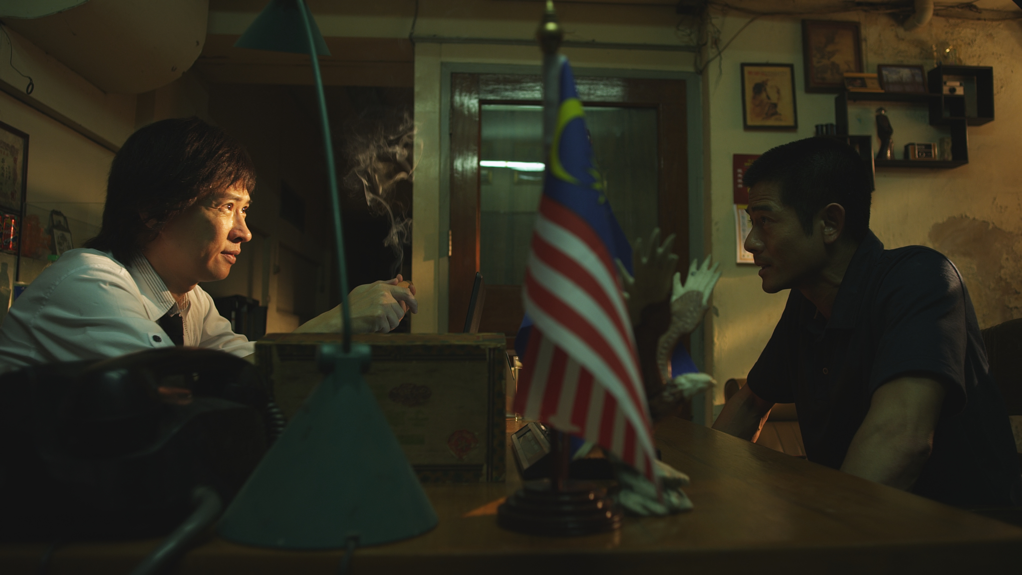 Still of Nick Cheung and Aaron Kwok in Conspirators (2013)