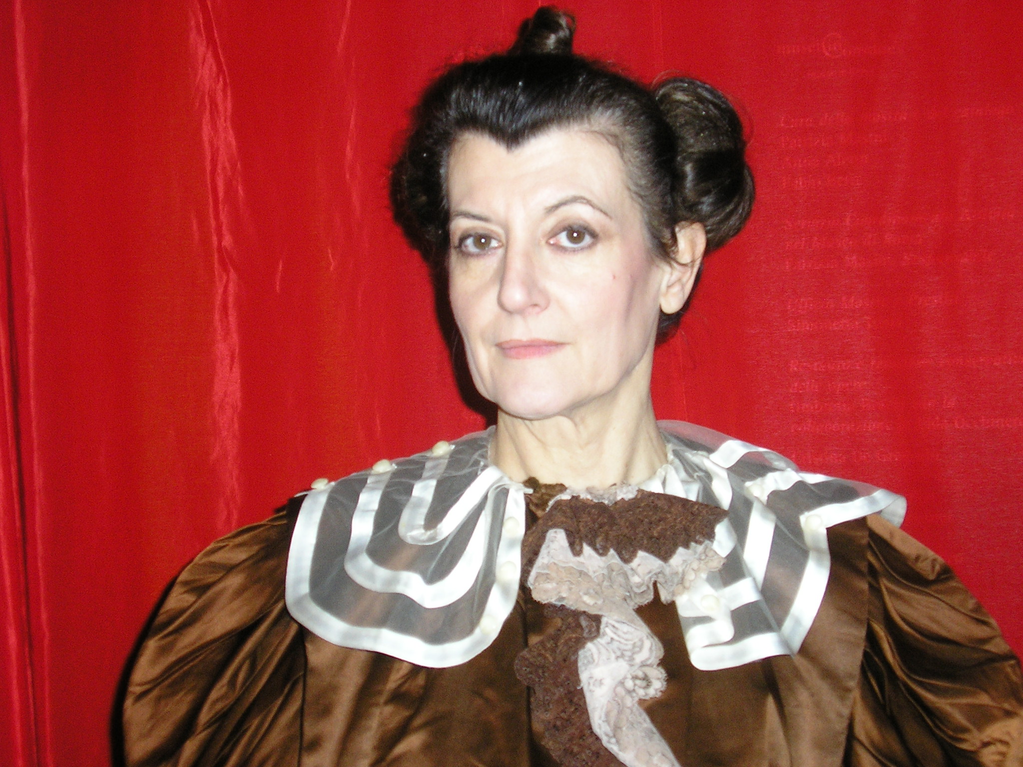 As countess Caracci, Rome, 2008, itinerant show within Palazzo Braschi