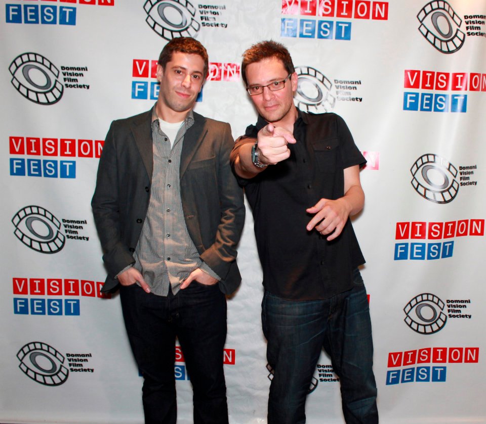Producer Adam Hada (left) and Director Tommy J. La Sorsa (right) at the theatrical premiere of CIRCUS MAXIMUS.