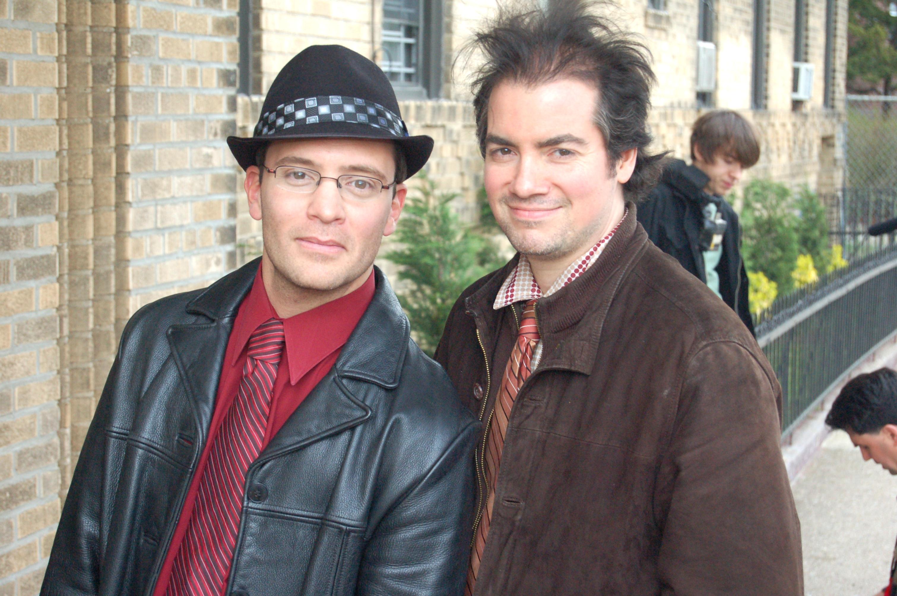 (Left) Writer/Director Tommy J. La Sorsa in a scene with (right) Kevin Corrigan.