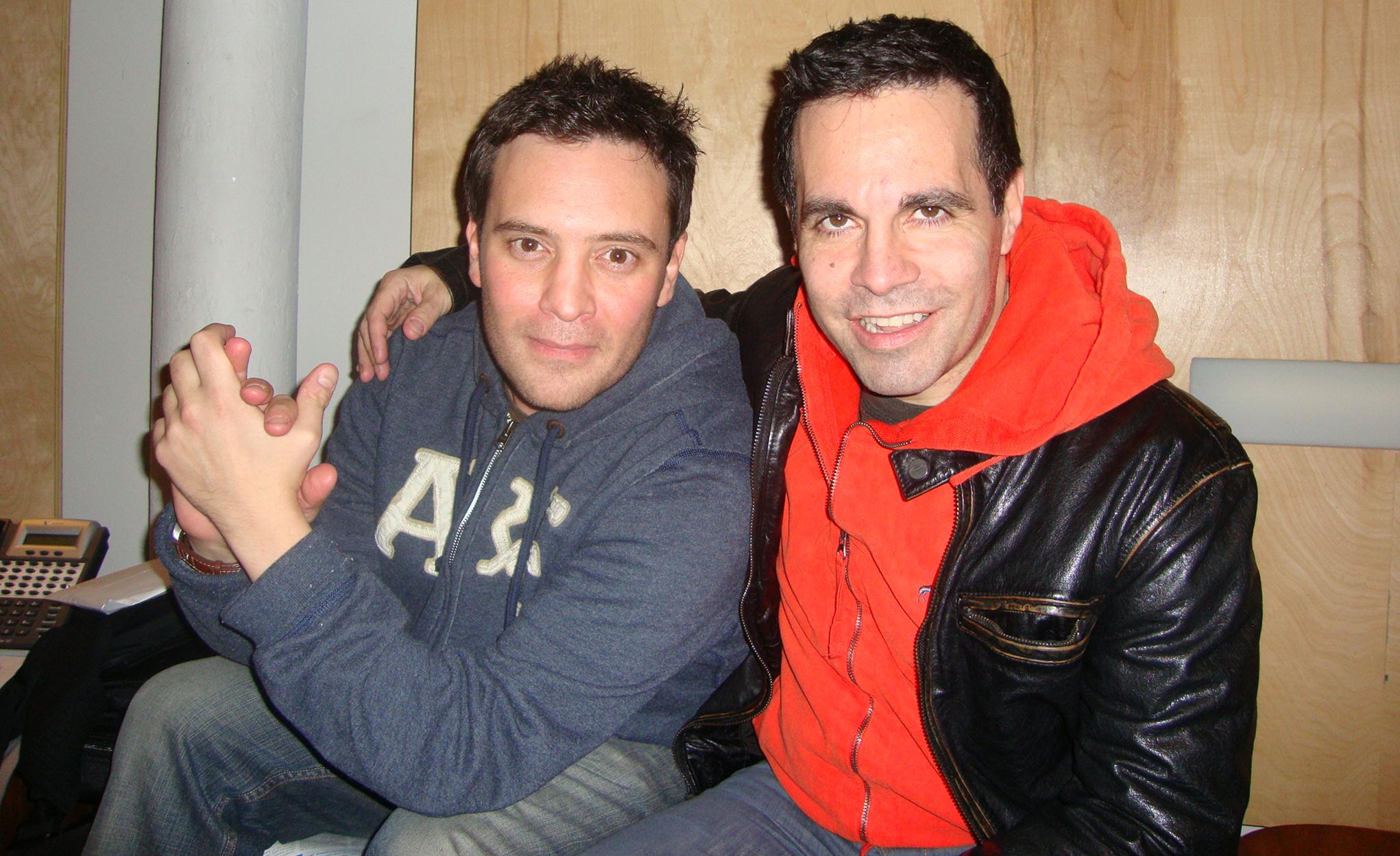 (Left) Writer/Director Tommy J. La Sorsa and (right) Mario Cantone.