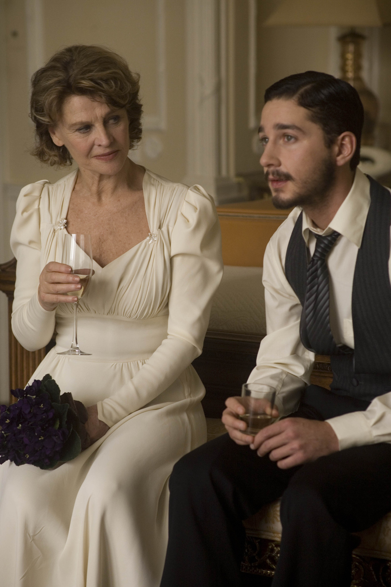 Still of Julie Christie and Shia LaBeouf in New York, I Love You (2008)