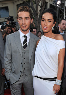 Shia LaBeouf and Megan Fox at event of Transformers: Revenge of the Fallen (2009)