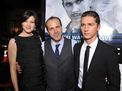 D.J. Caruso, Shia LaBeouf and Michelle Monaghan at event of Eagle Eye (2008)