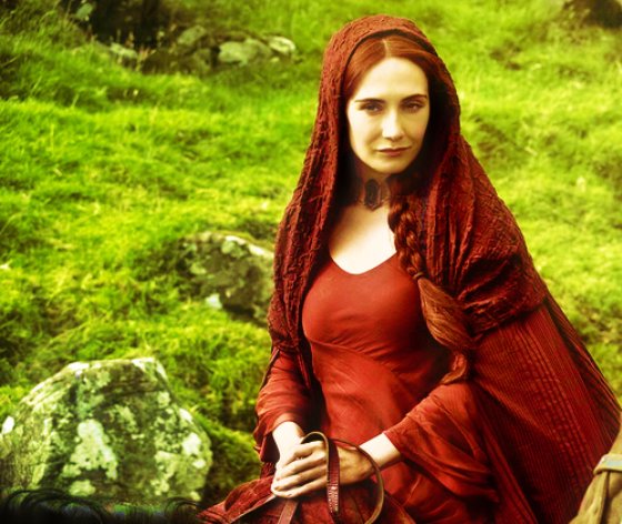 Carice van Houten as Melisandre in Game Of Thrones Season 2