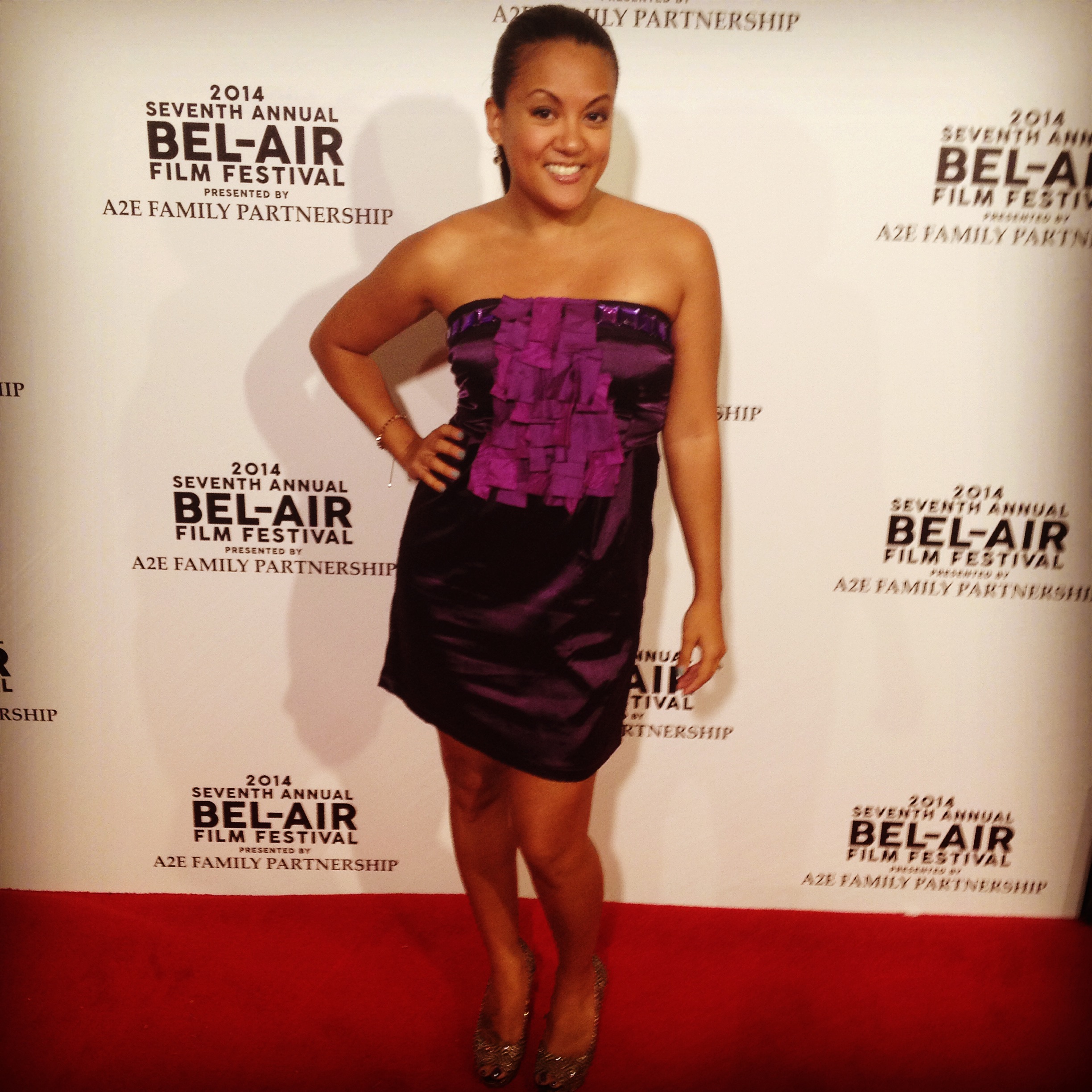 Juliet Ladines at the Bel-Air Film Festival