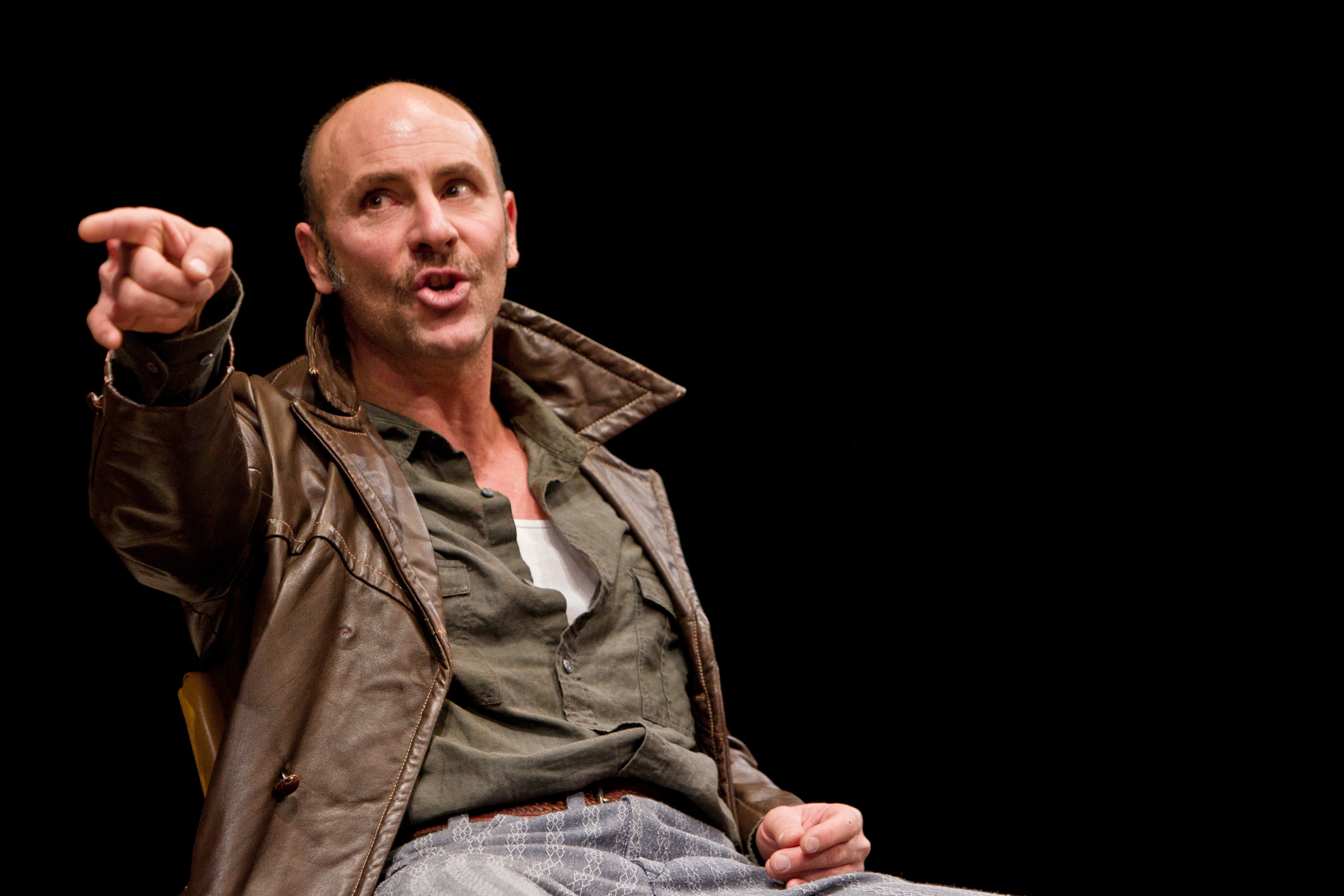 Jordan Lage as Teach in David Mamet's AMERICAN BUFFALO at Baltimore's CenterStage Theater (2011).