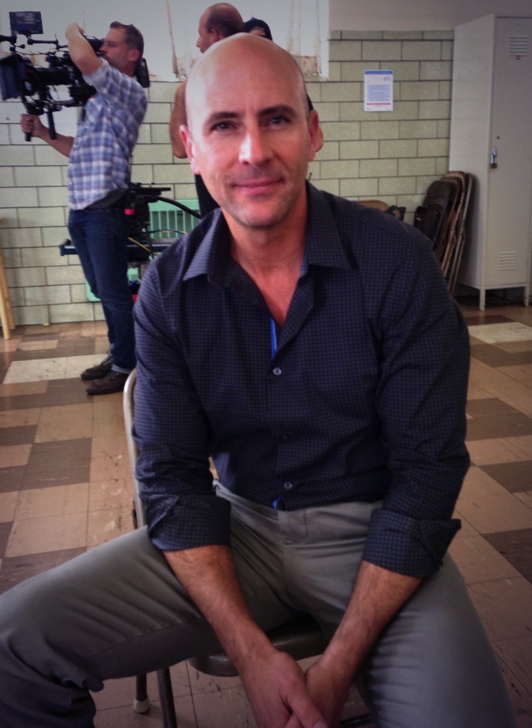 Jordan Lage on set of Showtime's NURSE JACKIE (2013).