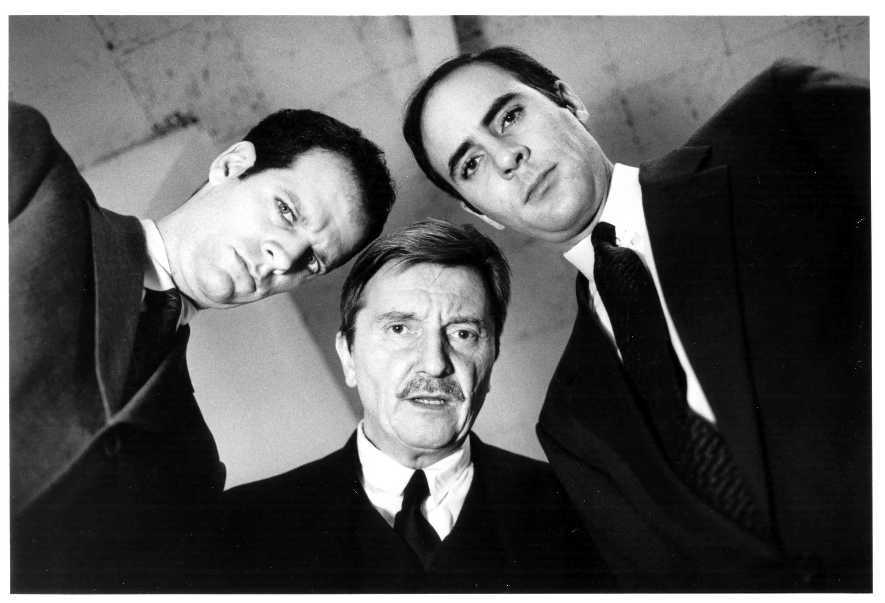 Patrick Breen, Larry Bryggman, & Jordan Lage in Harold Pinter's THE HOTHOUSE, Atlantic Theater Company, NYC (1998).