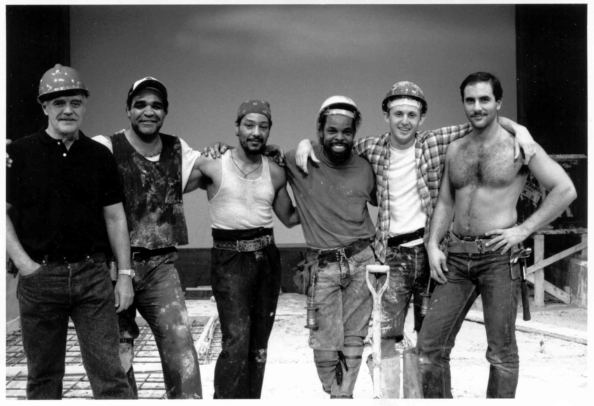 Cast of Kevin Helan's DISTANT FIRES: Jack Wallace, David Wolos Fonteneau, Giancarlo Esposito, Ray Anthony Thomas, Todd Weeks, & Jordan Lage, Atlantic Theater Co. (1991). AUDelco award nomination, Best Featured Actor.