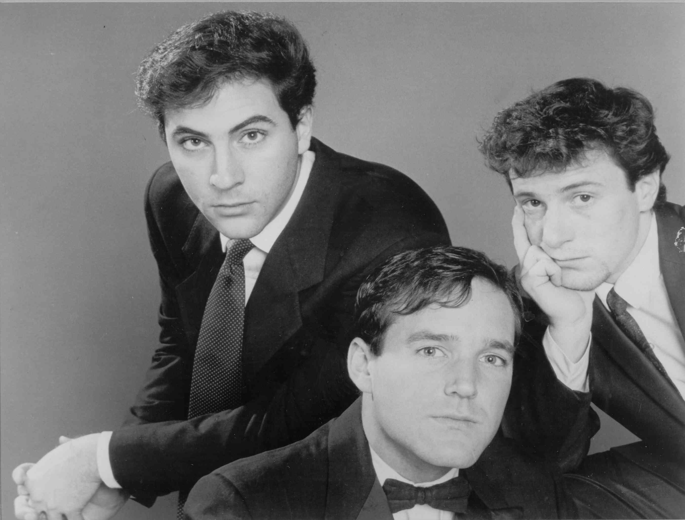 Jordan Lage, Clark Gregg, & Steven Goldstein in Howard Korder's BOYS' LIFE directed by William H. Macy at Lincoln Center Theater. Drama Desk nomination, Best Ensemble Acting (1989).
