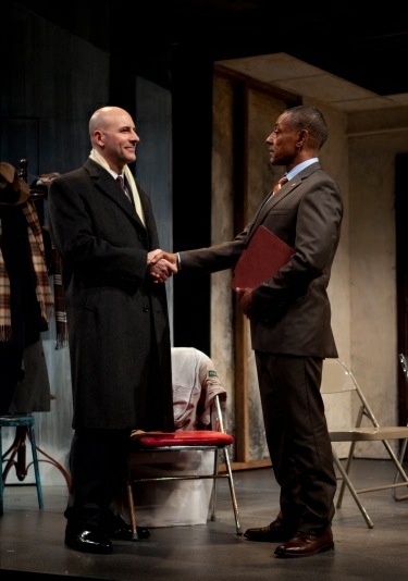 Jordan Lage & Giancarlo Esposito in John Patrick Shanley's STOREFRONT CHURCH (Atlantic Theater Company, 2012).