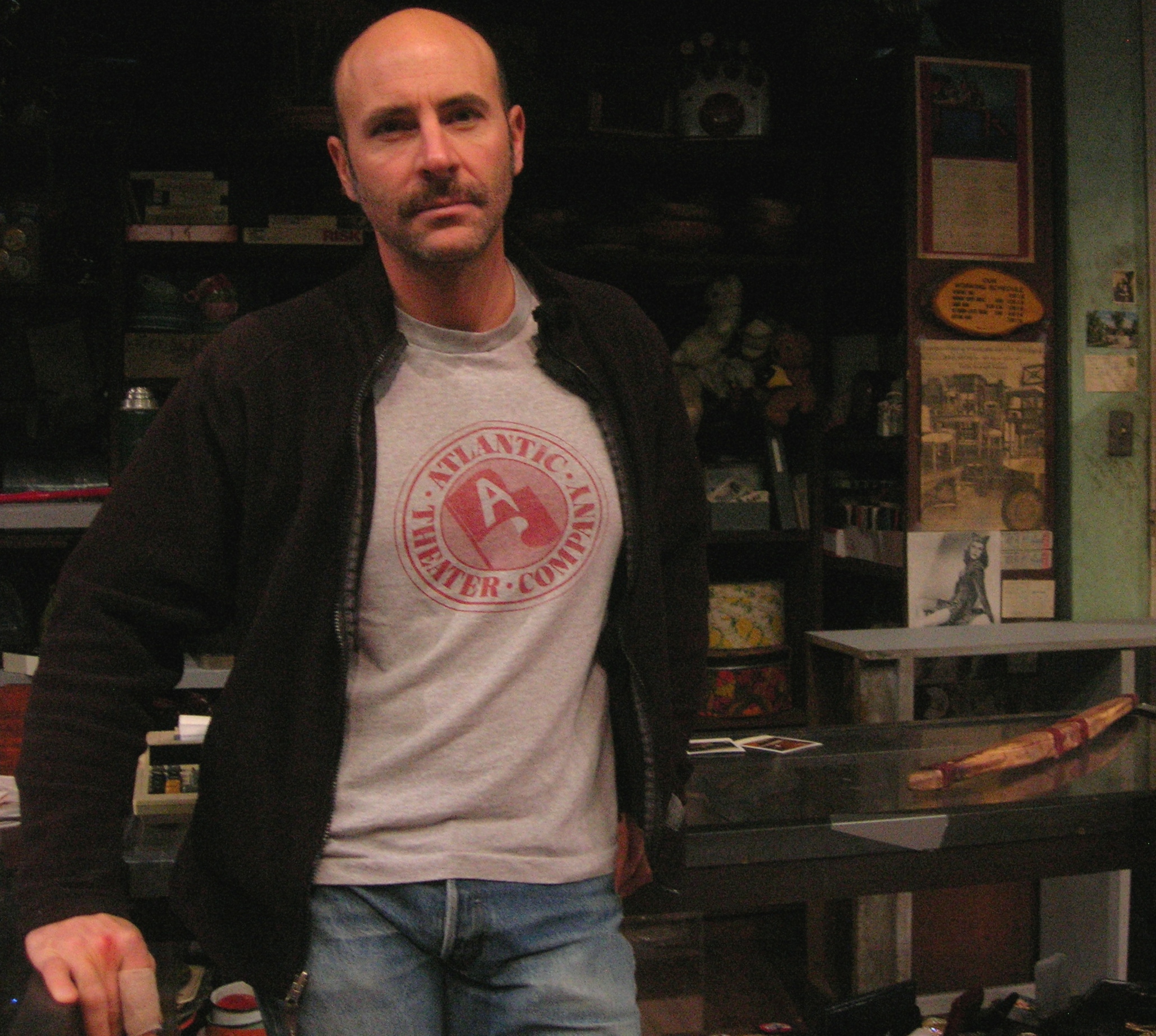 Jordan Lage (Teach) on Neil Patel's set for David Mamet's AMERICAN BUFFALO at Baltimore's CenterStage Theater (2011).