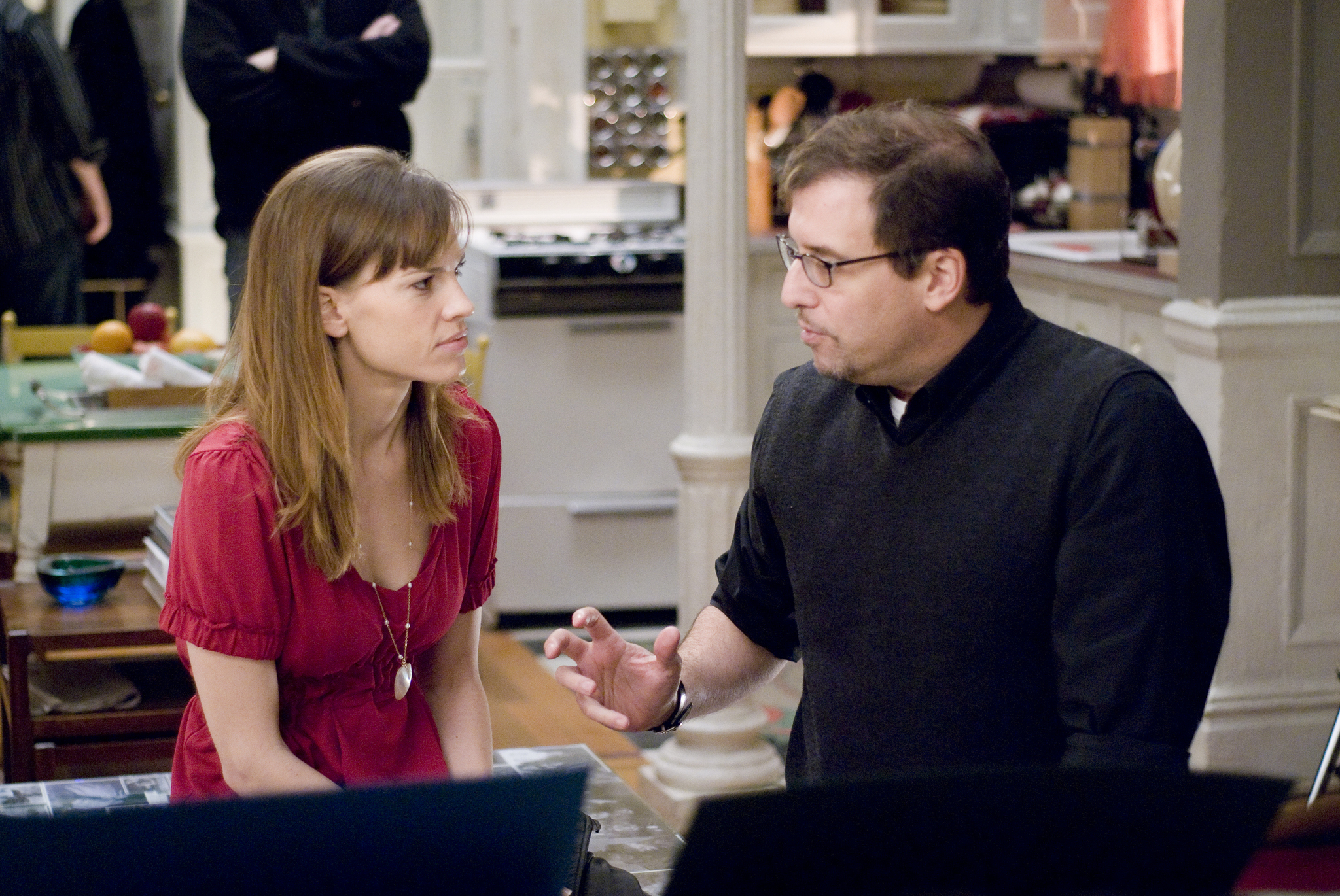 Still of Hilary Swank and Richard LaGravenese in P.S. Myliu tave (2007)