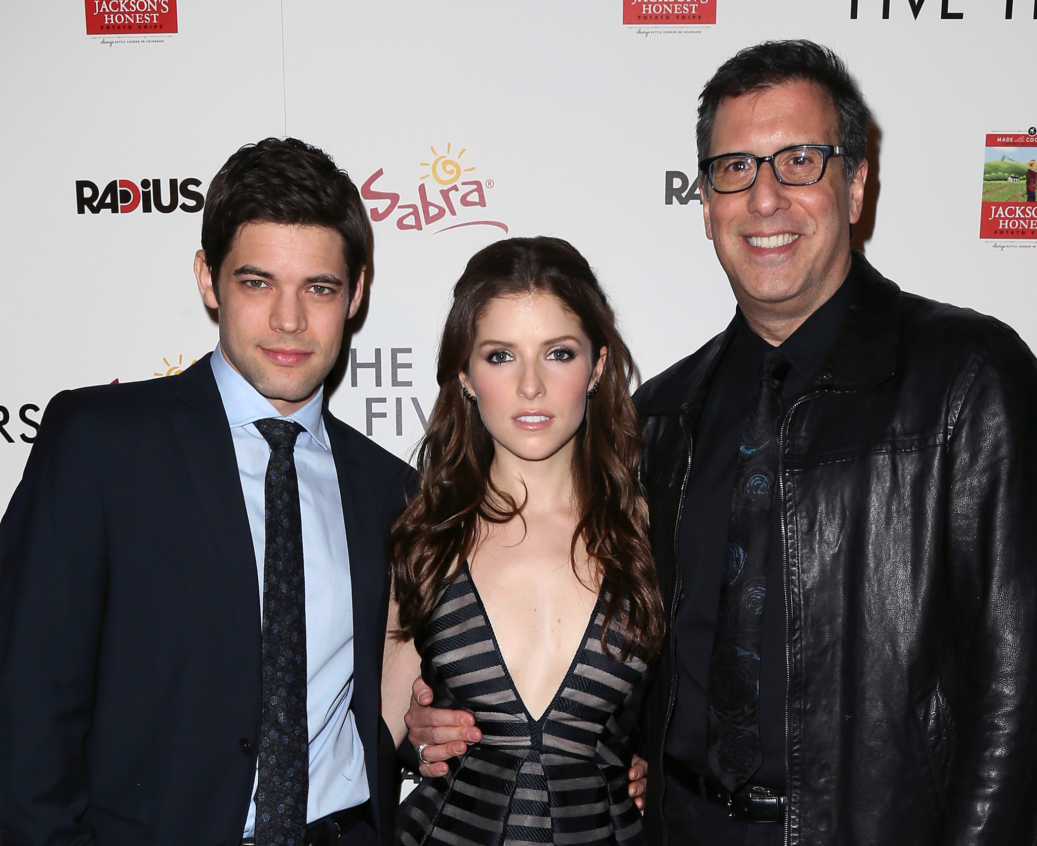 Anna Kendrick, Richard LaGravenese and Jeremy Jordan at event of The Last Five Years (2014)