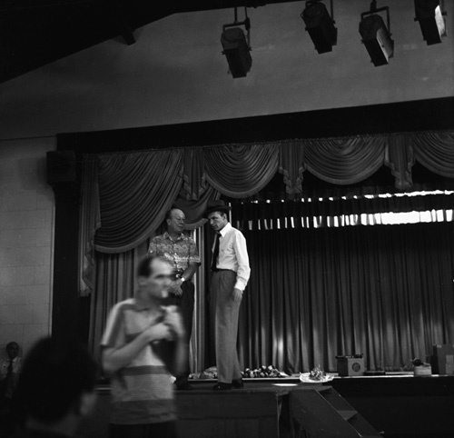 Frank Sinatra and Bert Lahr circa 1954