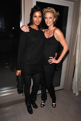 Charlize Theron and Padma Lakshmi at event of Sleepwalking (2008)